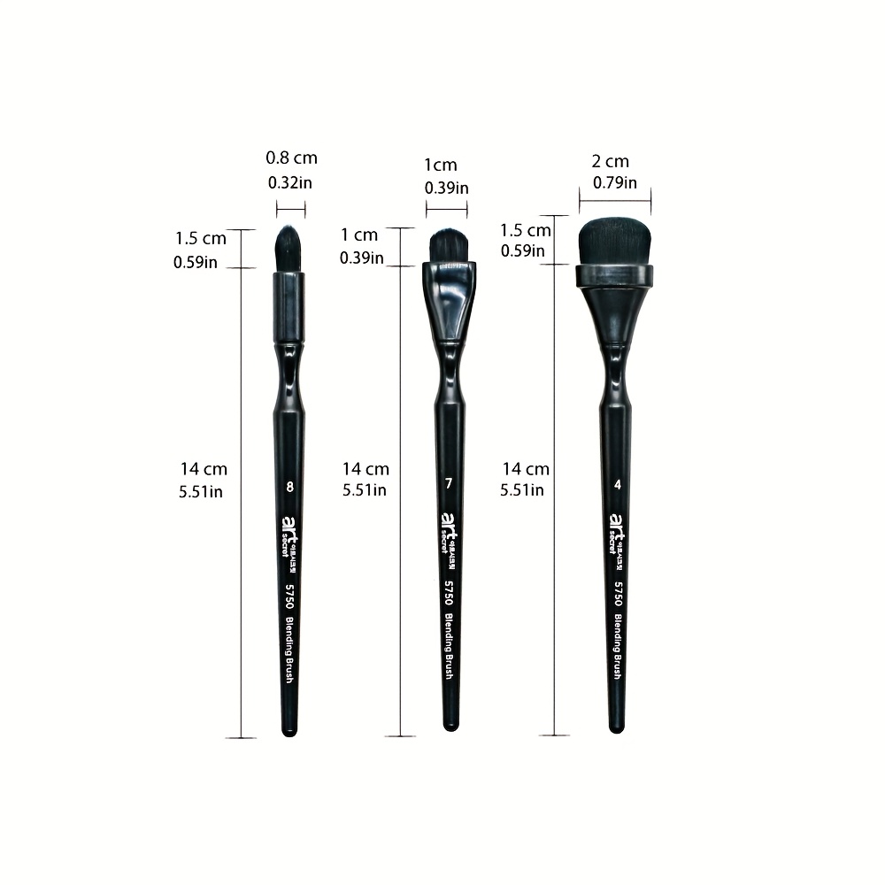 Image of Artsecret Blending Brush For Charcoal Drawing And Gilding, Ink Painting Brushes Tools For Scrapbooking Cards 5750
