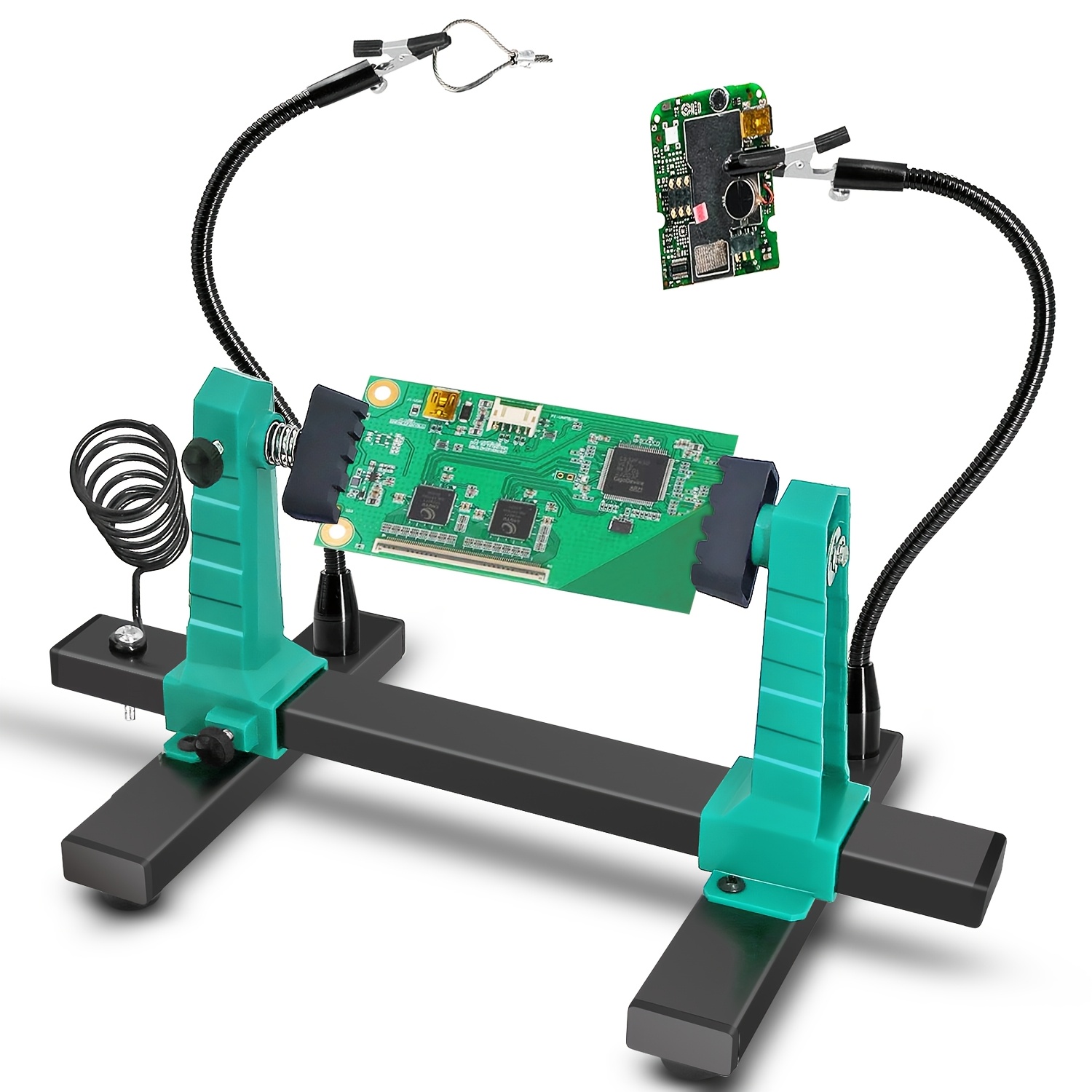 TEMU Soporte Ajustable Pinza de Soldadura para Placa de Circuitos, para Soldar, Soporte para Herramienta de Soldadura, para Placa Base, Pinza de