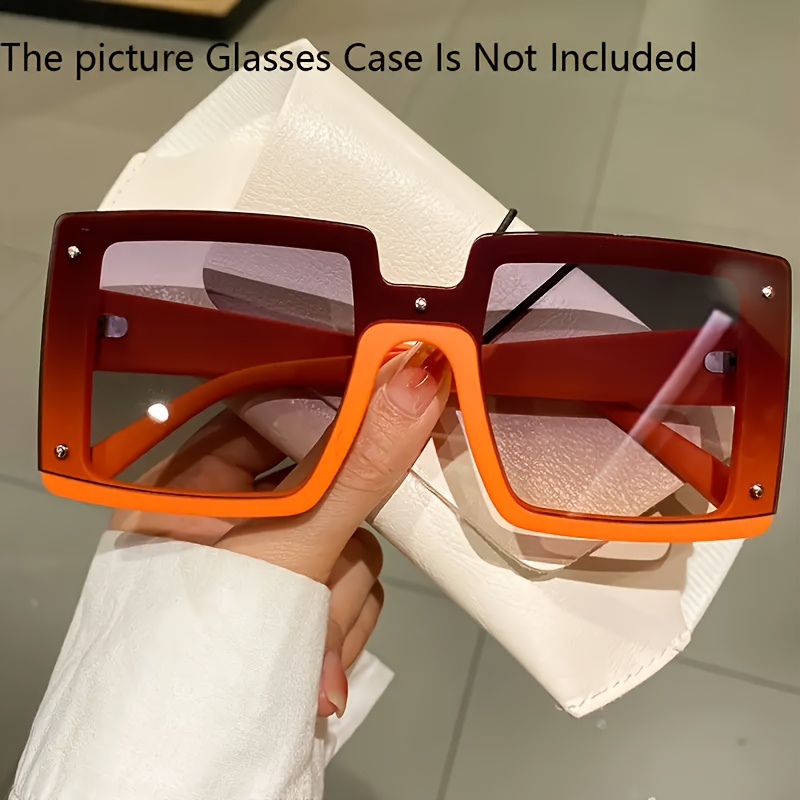 

Oversized Square Glasses Men's And Women's Trendy Glasses Fashion Luxury Brand Design Shades