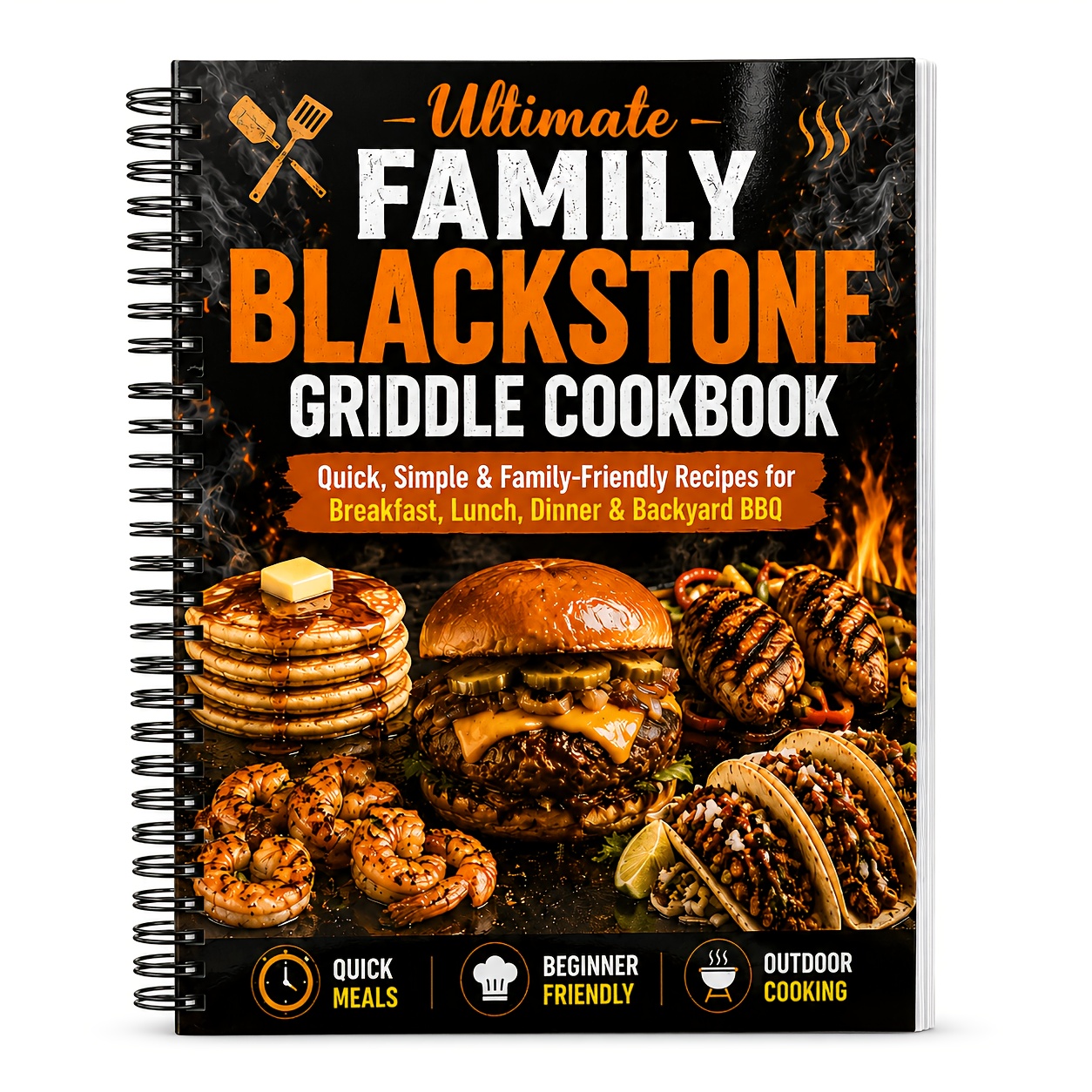 TEMU Recettes simples de plaque chauffante Blackstone étape par étape pour débutants et familles occupées