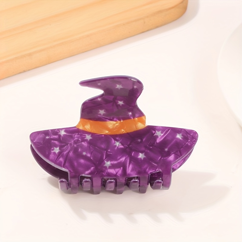 Image of 1pc 8.1cm 2025 Latest Elegant Wizard Hair Clip, - Fashionable Accessory Suitable For Thick And Hair, Perfect For Halloween And Parties, Party Headwear | Accessories | Glossy Surface