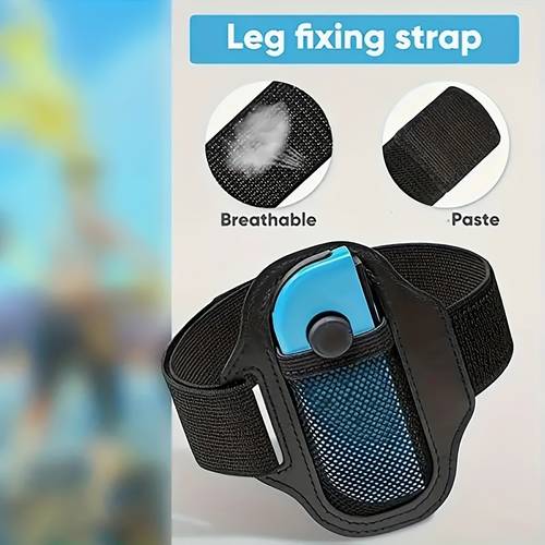 2pcs adjustable elastic leg straps for for switch oled ring adventure controller accessories