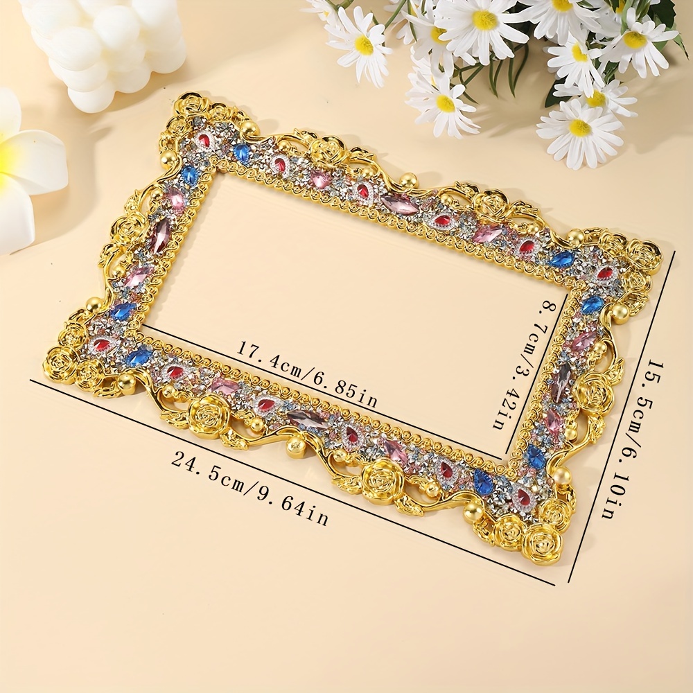 1pc Exquisite Shiny Dual Switch Sticker, Home Self-adhesive Wall Socket Switch Protective Cover, European Decorative Switch Sticker