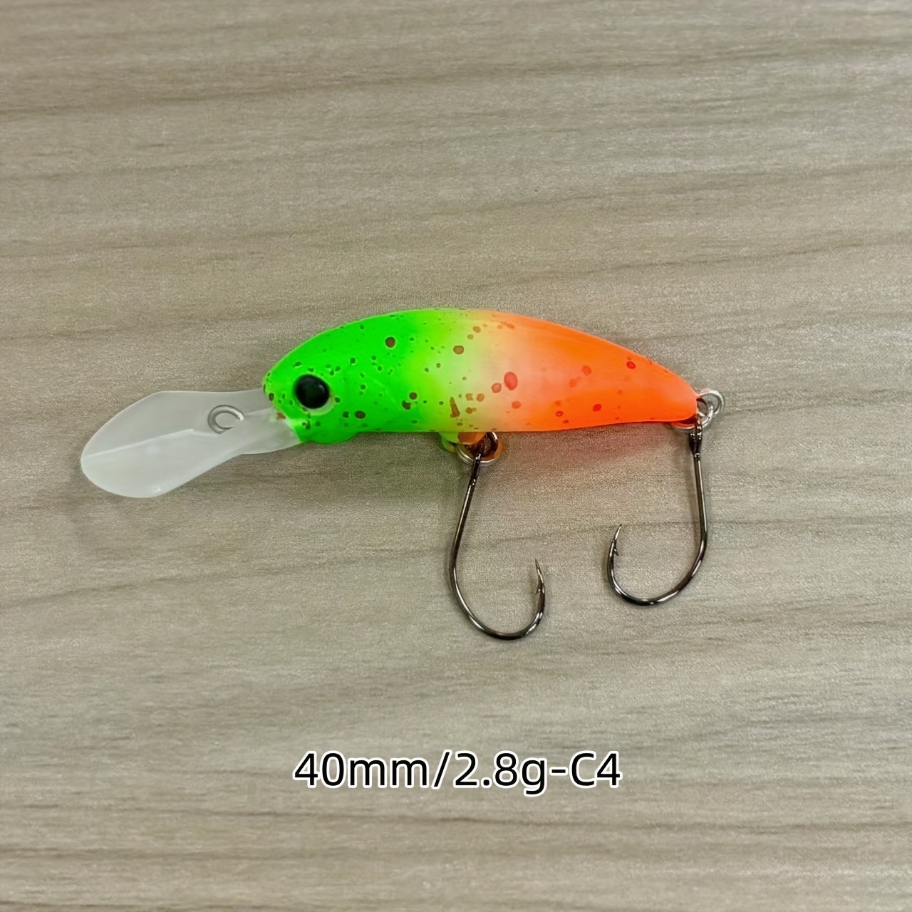 Leydun 40mm 2.8g Micro Bait Minnow, Floating Long Tongue Minnow, In