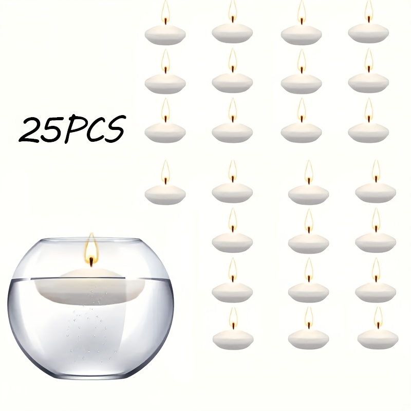 TEMU Candele galleggianti ad acqua 25/36 pz, candele decorative per la casa per riunioni di famiglia, San Valentino, feste e decorazioni per le