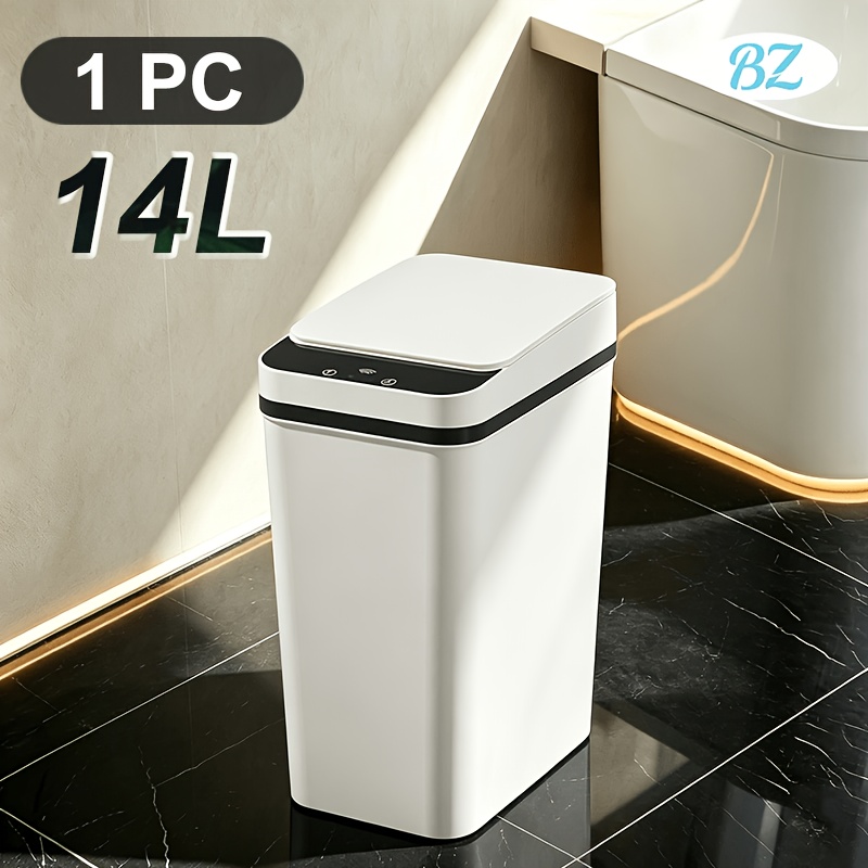 TEMU Pattumiera intelligente con , 1 pz/2 pz - 9L/14L, materiale plastico , controllo a multimodalit� | a | di , del e chiusura dopo 5 secondi, senza