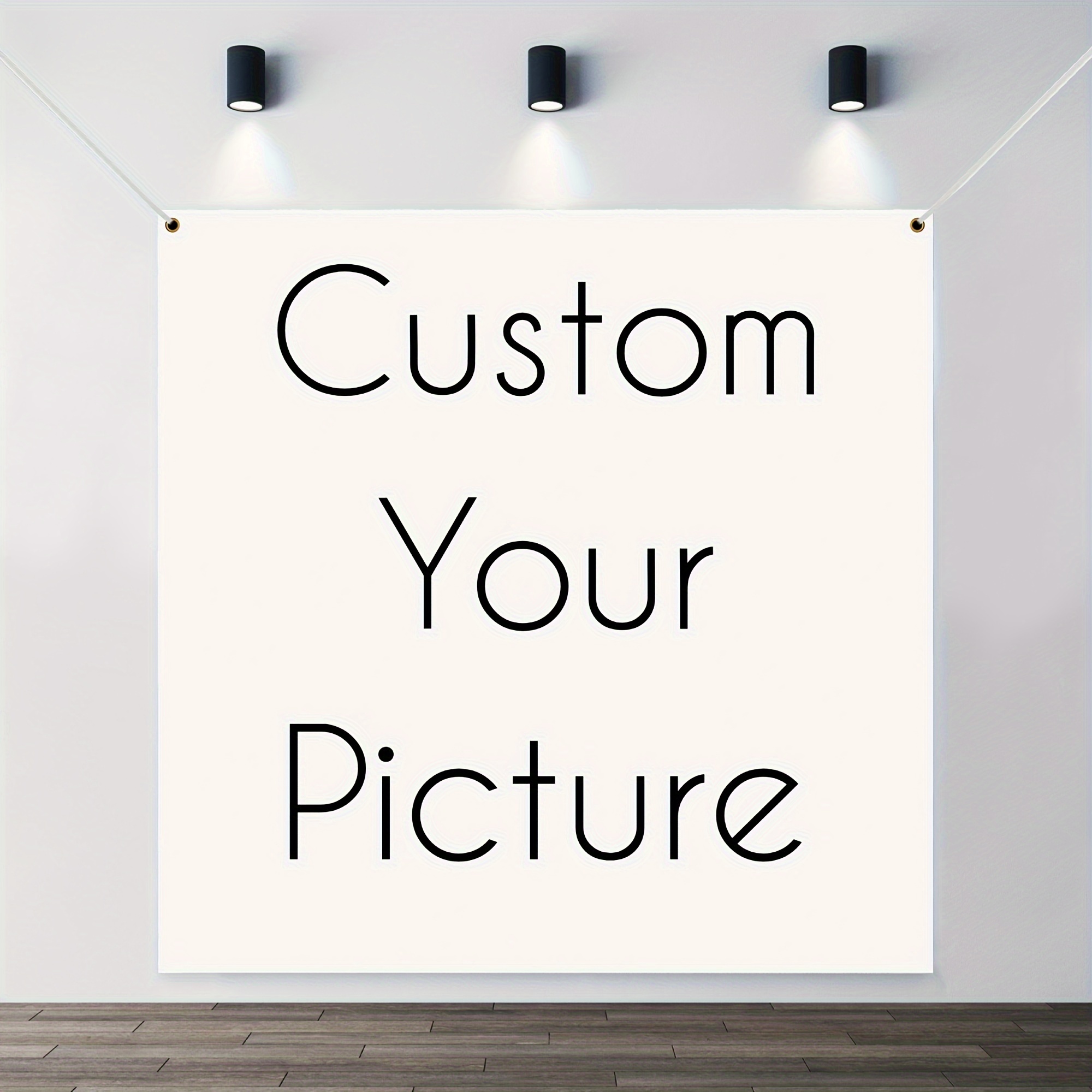 

Customizable Linen Square Banner - Durable 100% Linen, Personalized Image, Quadruple Stitched Edges For Any Occasion, White - Ideal For Party Decorations & Supplies, Upload Your Picture - 1pc