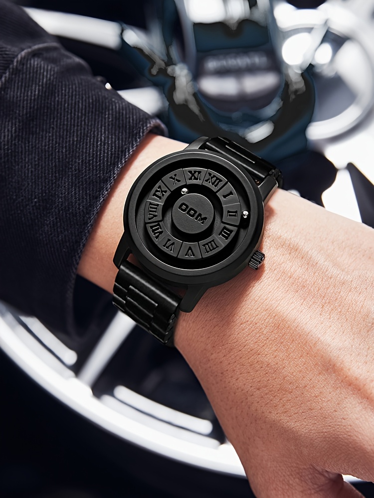 dom mens magnetic suspension sporty quartz black Temu South Africa