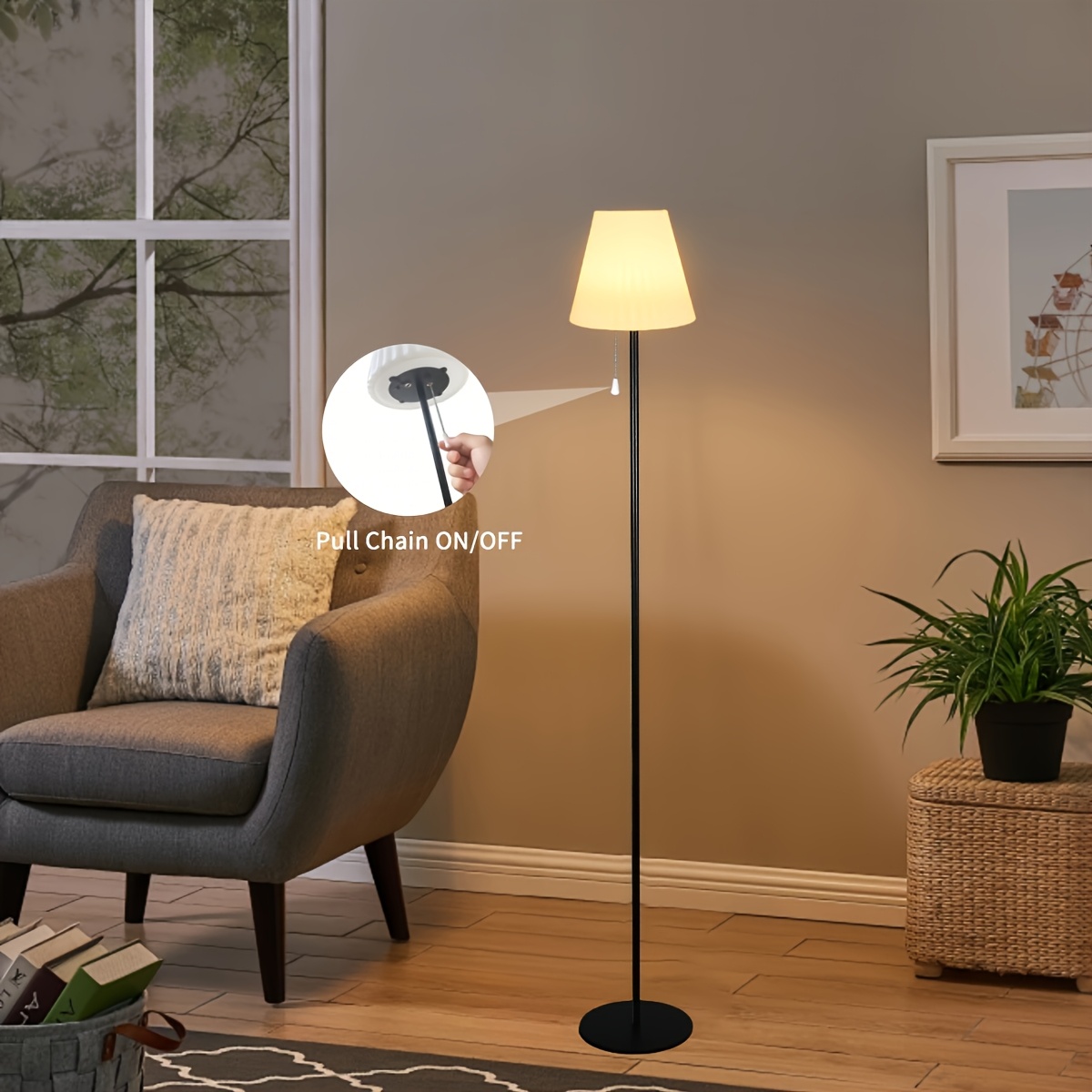 outdoor floor lamp solar outdoor lamps patio high quality Temu