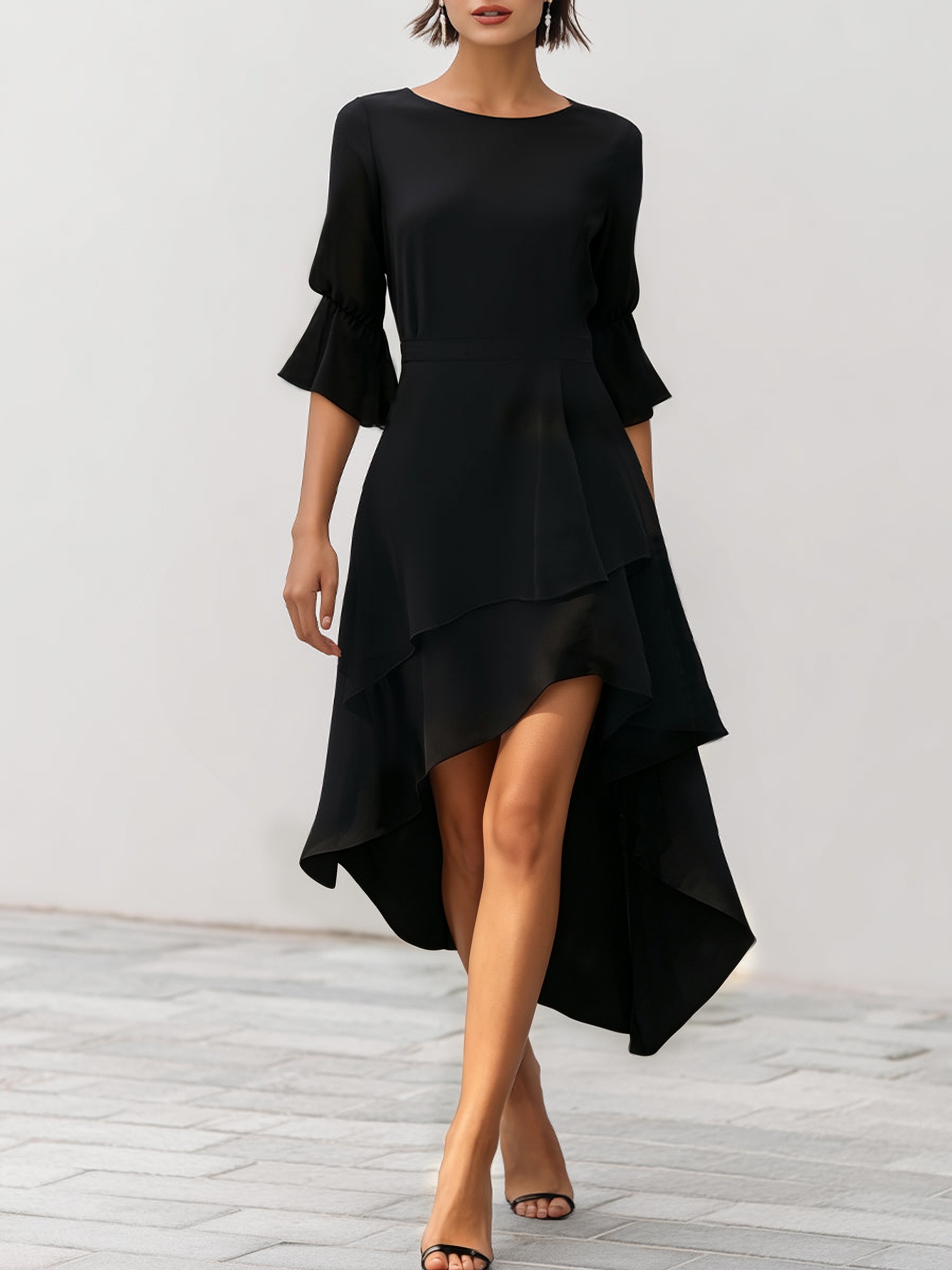 rib midi dress Mable Pauline Taupe Ribbed Bodycon - Size S 90S Homecoming Dress - royalcore Just throw on the Color:Pic Black