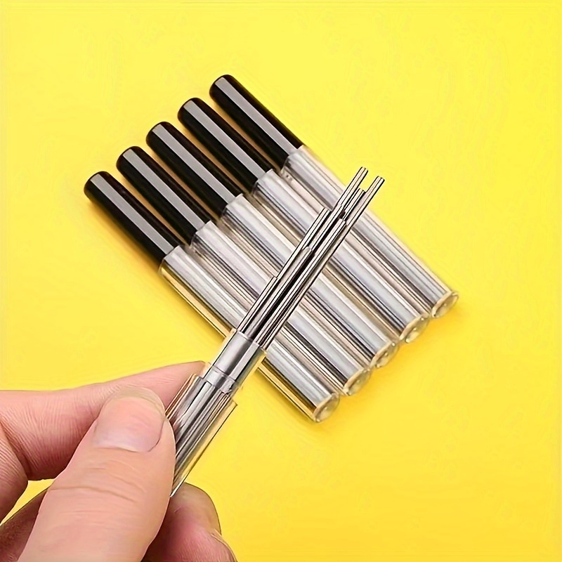Multifunctional 2B Mechanical Pencil with Built-In Sharpener, 1+16pcs Set