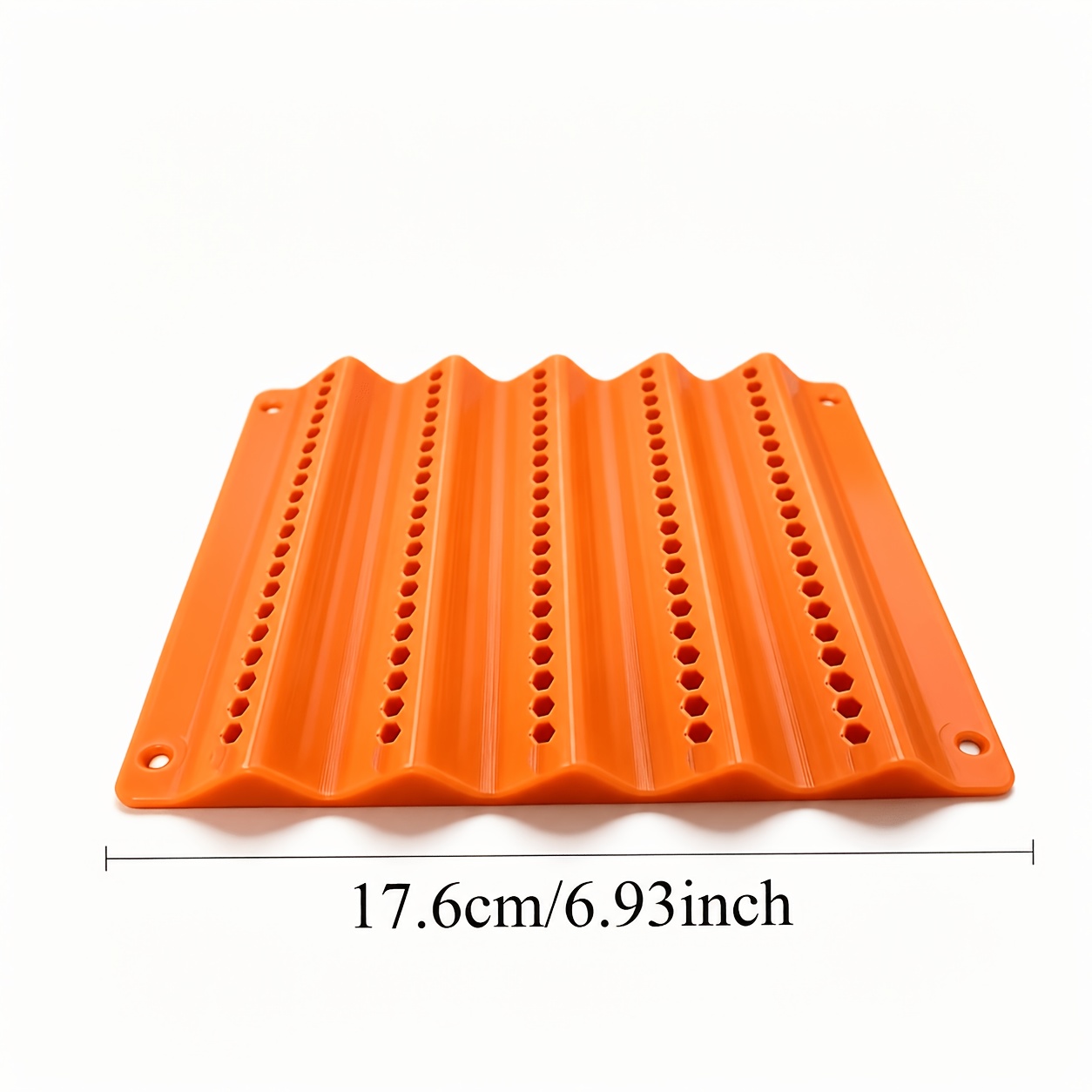Wall-mounted Bit Storage Rack, 3d Printed Hex Bit Holder For 6.3mm Bits, 100-hole Capacity, Home Garage Screwdriver Tool Organizer, Utility Shelves