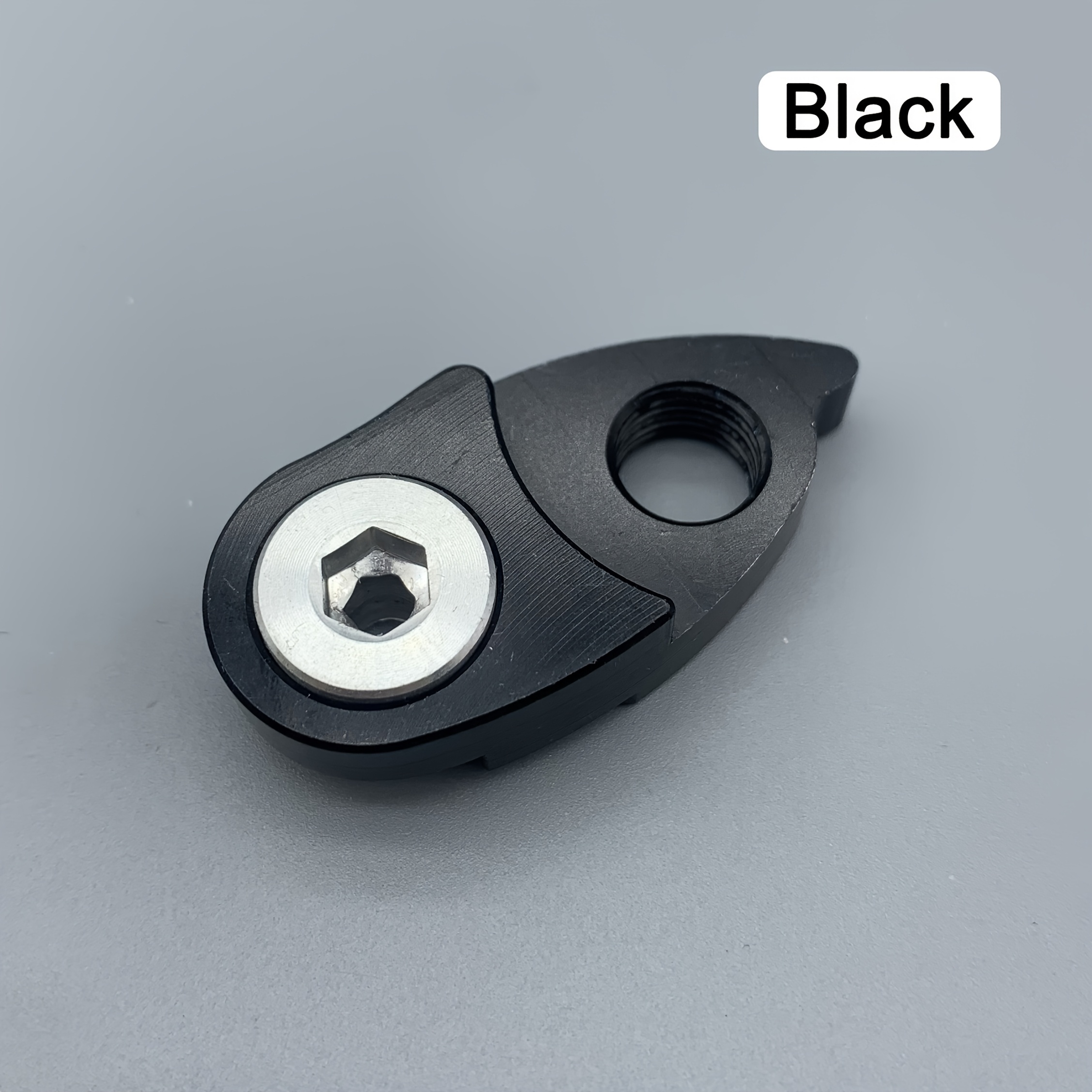TEMU Set pezzi prolunga gancio portasospensione posteriore trasmissione in di alluminio per bici, adattatore gancio di per prolunga deragliatore, per