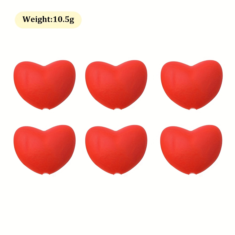6pcs Heart Knitting Needle Point Protectors, Needle End Caps, Stoppers, Needle Stoppers, Colorful Crochet Tip Protectors, Crafting Tools