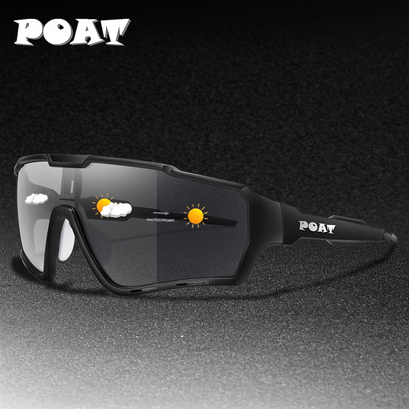 Outdoor Fashionable Casual Pvc Sunglasses Outdoor Cycling - Temu