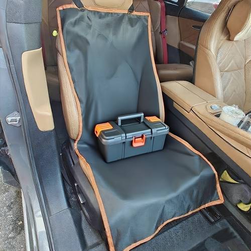 420d oxford cloth thickened lengthened enlarged car seat cushion oxford cloth car seat protector pad safety pad premium front car seat cover suitable for suv