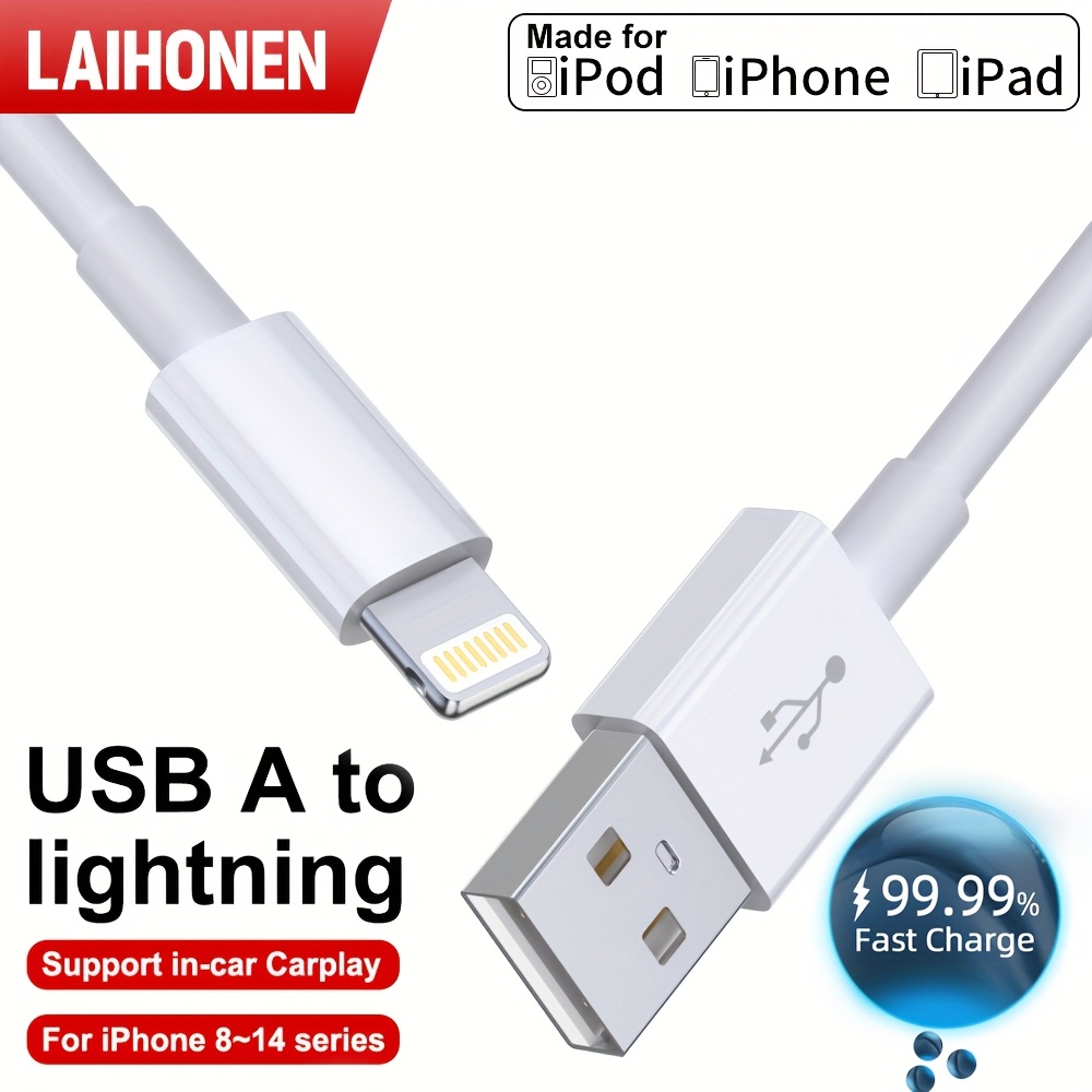 Caricatore Rapido con Cavo USB-C 20W per Apple iPhone X/11/12/13/14 Pro Max/Mini
