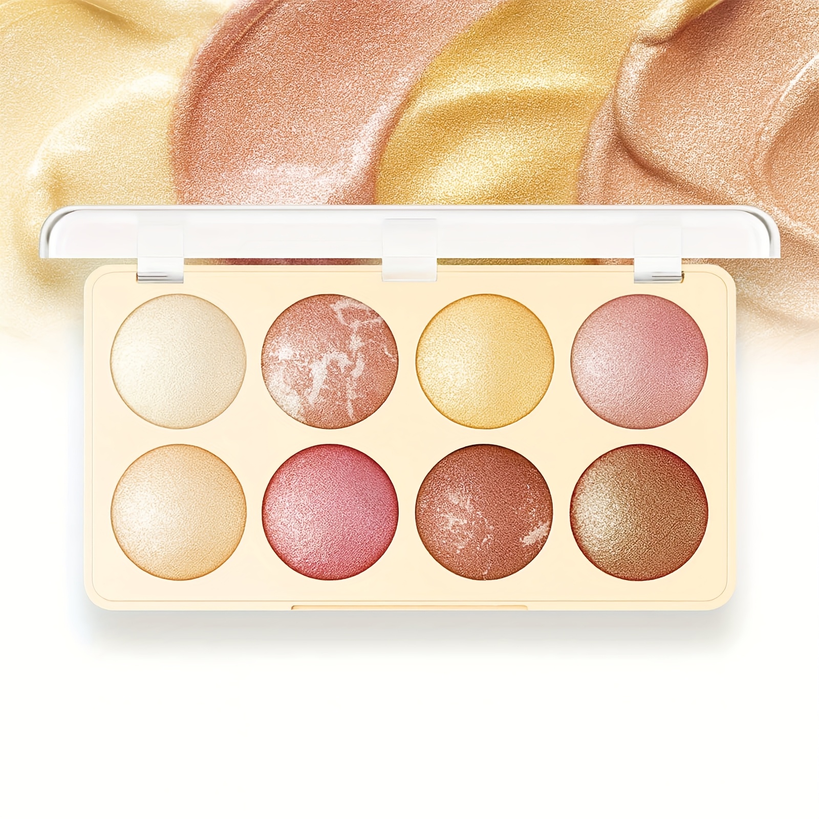 kapeine 8   contour eyeshadow palette ultra fine glitter moisturizing   buildable and waterproof with a   end that long lastingly brightens facial and  