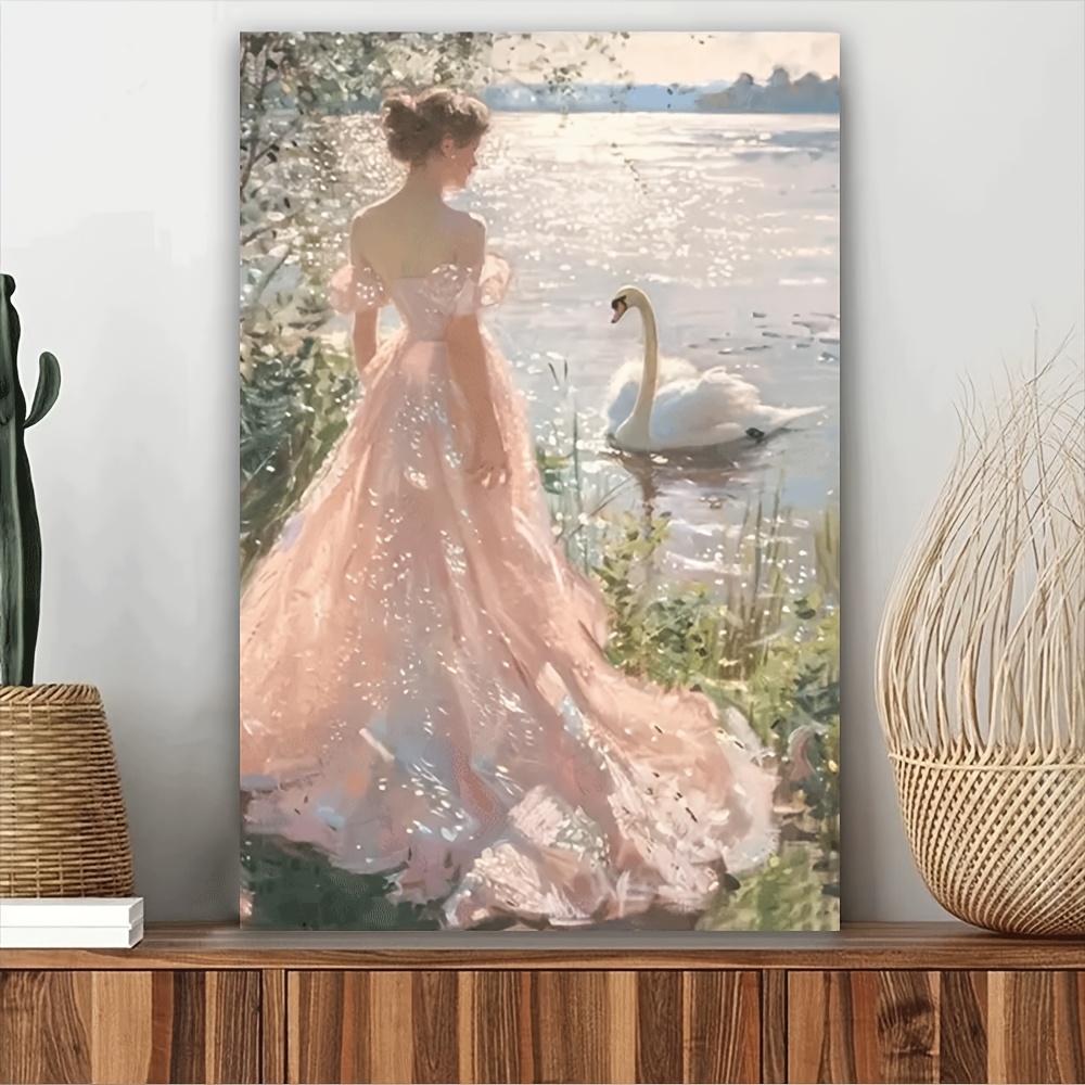 TEMU [jit] 1pc, Artist Paintings, Canvas Print Decoration Paintings, Easter Gifts, Posters, Home Decor, Unframed Modern Artist Paintings, Decorative