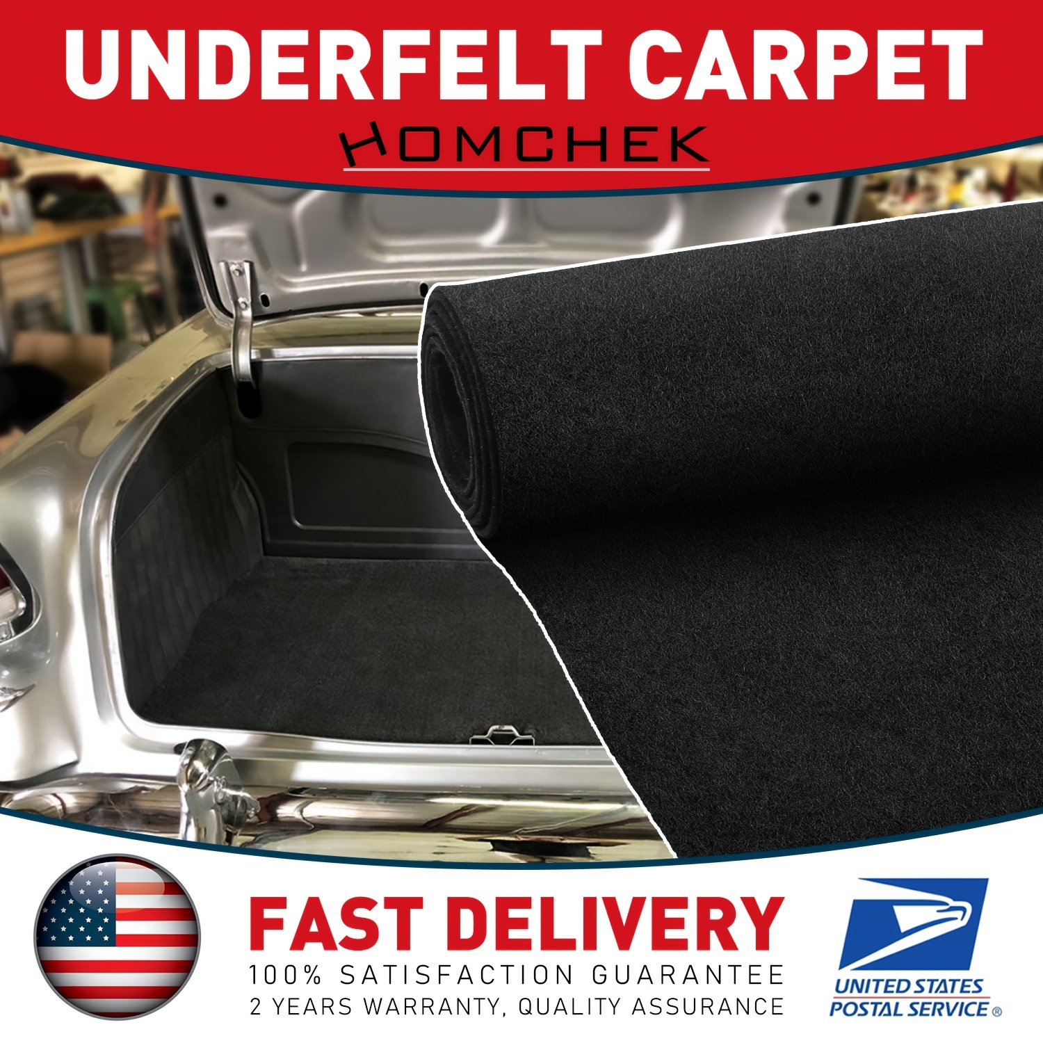 

70"x39" Black Car Carpet Stain Resistant Carpet Liner Tear Resistance Covering For Truck Auto Rv Boat Marine.nonwoven Craft Felt Sheets For Sewing, Crafting, And Decoration - 3mm - And Easy To Cut.