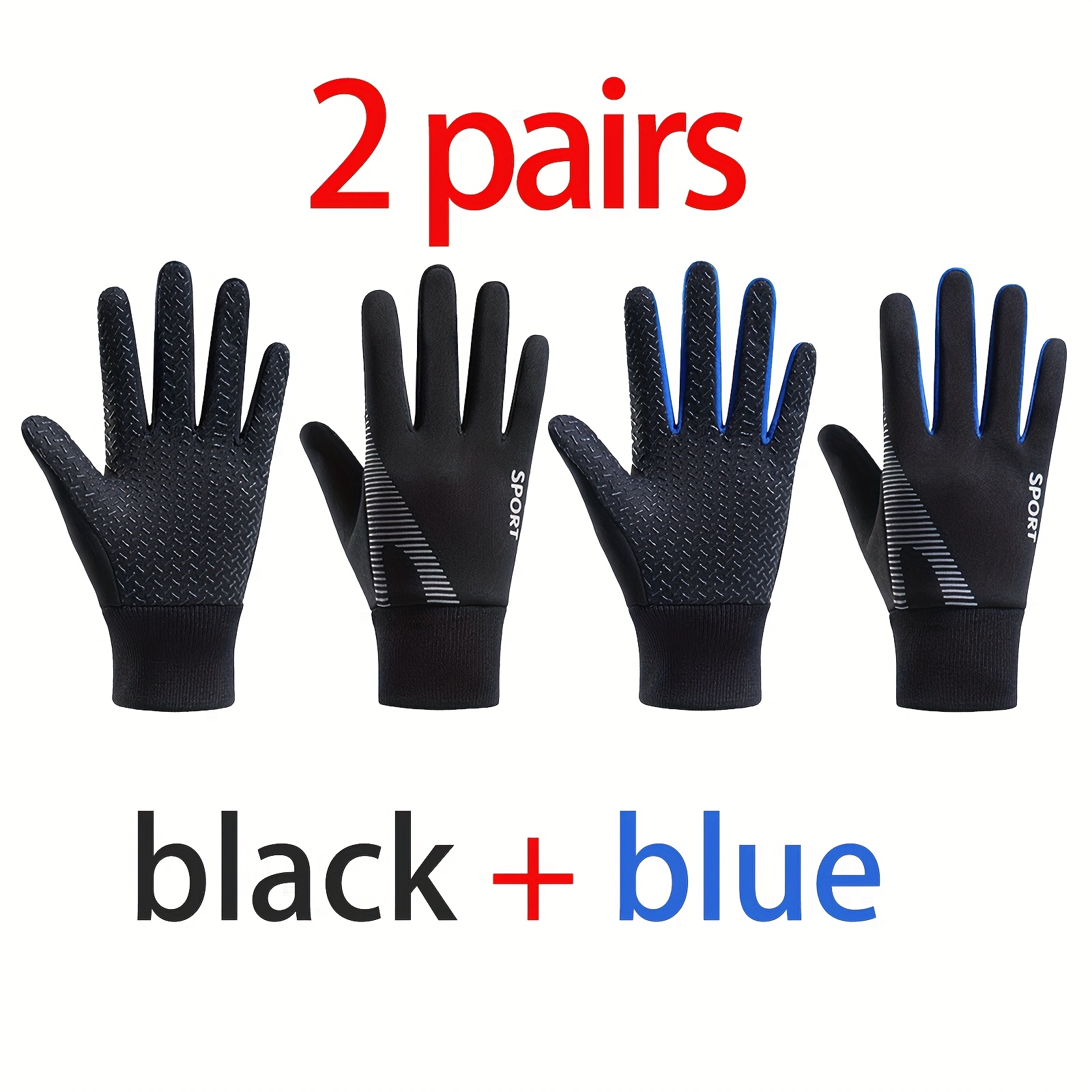 Image of Of Children's Thermal Gloves For Boys And Girls, Autumn/winter Outdoor Sports And , Fingerless Gloves For Children Ages 4-16