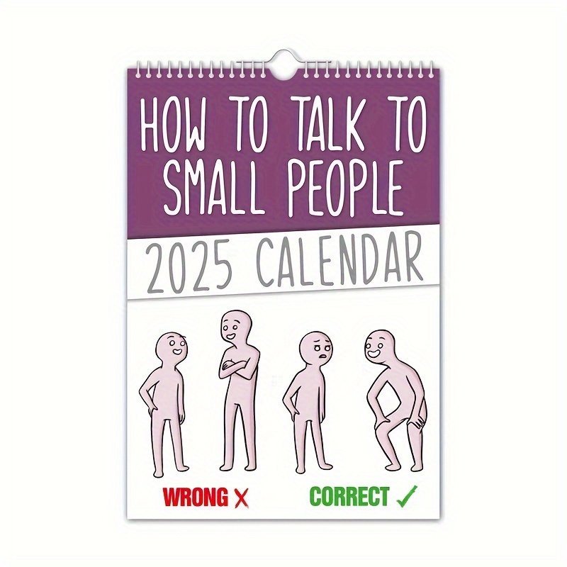 

2025 How To To Little People Calendar - , English Text