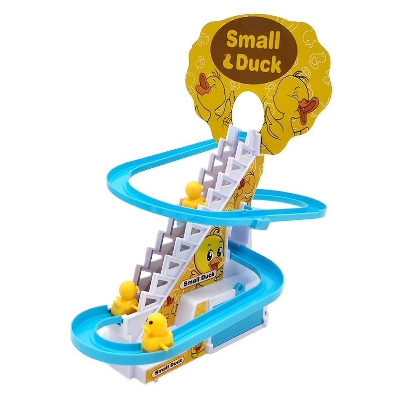 Découvrez Le Canard Électrique Montant Les Marches : Amusement Éducatif Pour Enfants