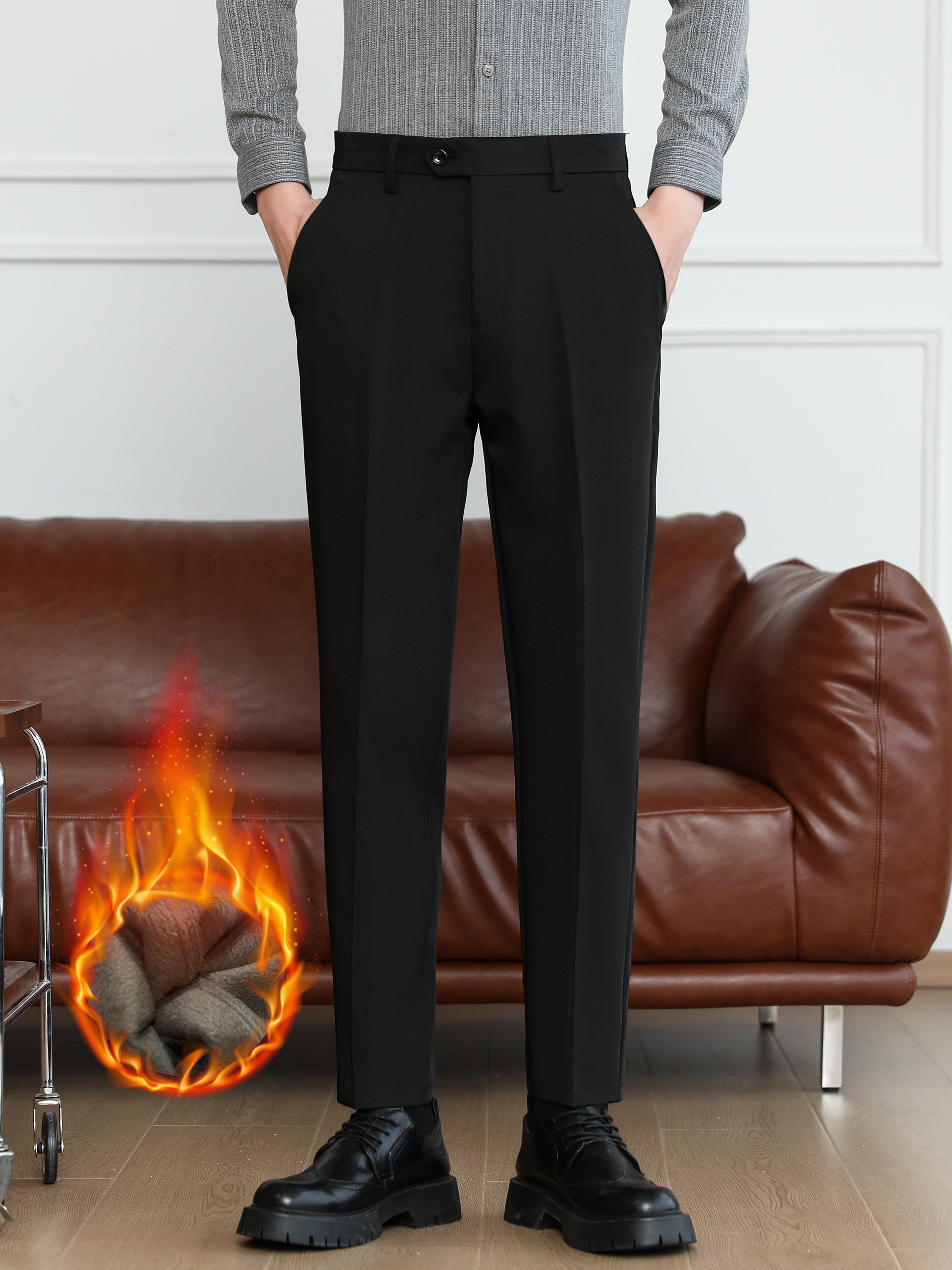 womens red holiday dress Boys Grey Suit Pants - High Rise Stretchy Style