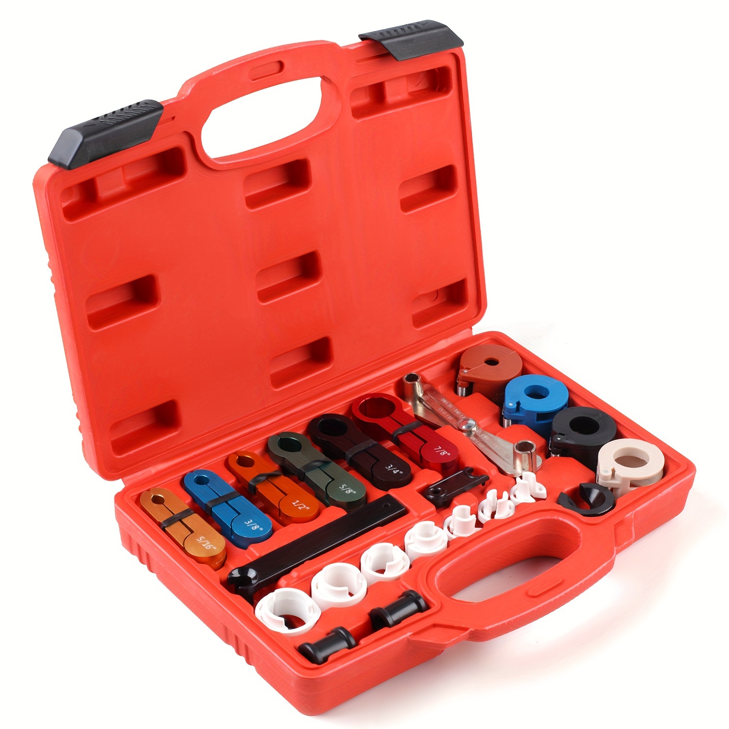TEMU 25pcs Facoow Quick Disconnect Tool Set - Color-coded, Durable Disconnect Kit For A/c, Fuel & Transmission Systems With Storage Case