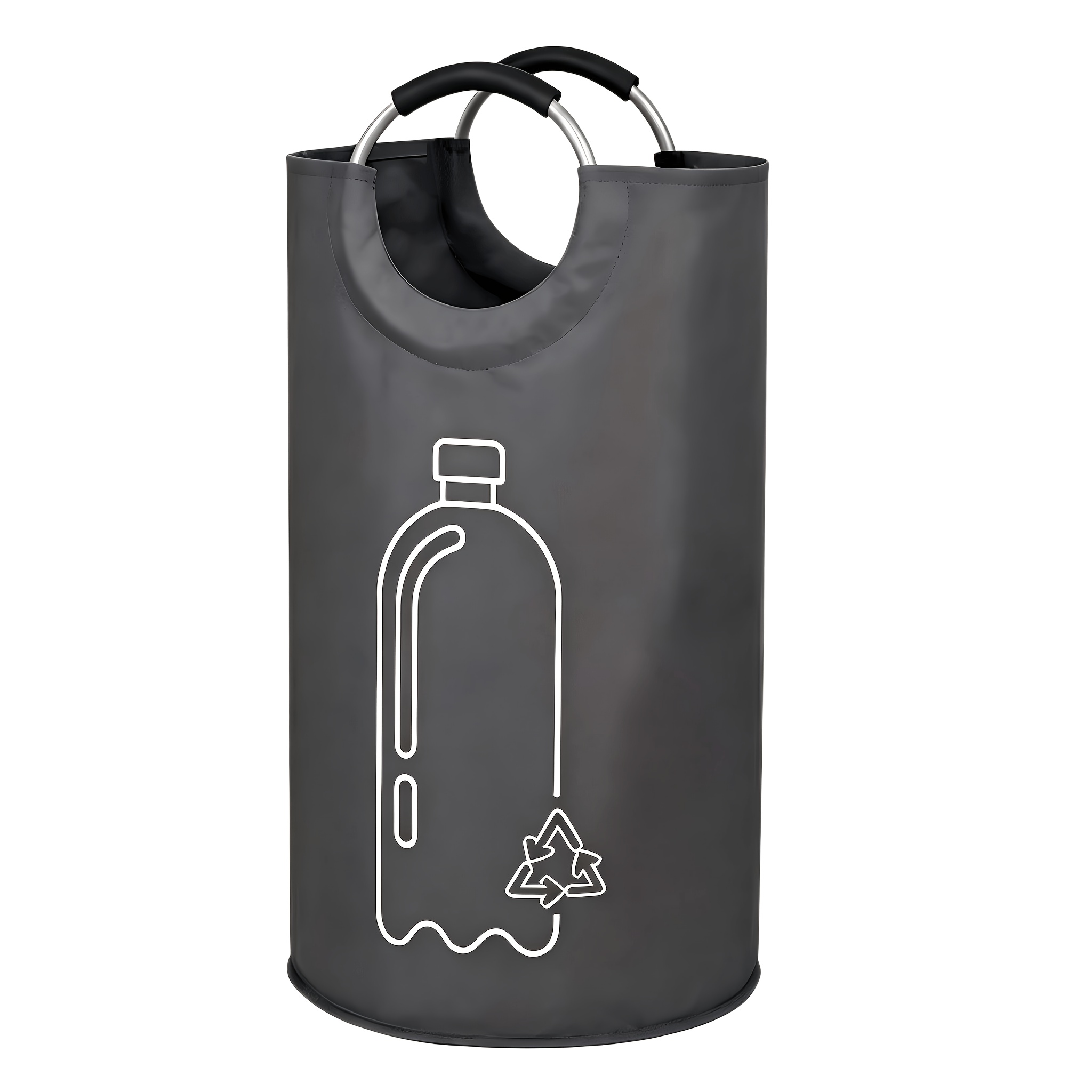 TEMU Poubelle de tri pliable résistante à la , adaptée et , avec grand espace de rangement. Inclut également un sac de tri sélectif avec poignée
