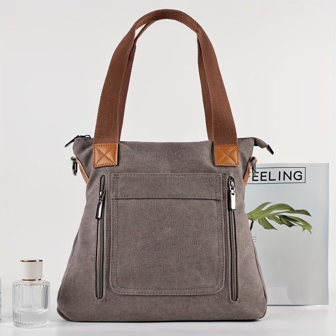 

Classic All-match Shoulder Bag For Women, Casual Fashion Solid Color, Lightweight And Versatile, Simplistic Style Commuter Bag