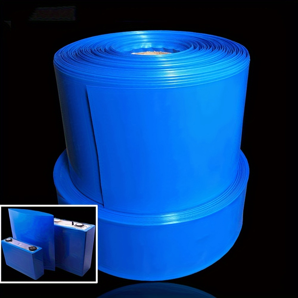 

1 Roll Of Blue Pvc Wrap Tubing, 3 Meters Long - Ideal For & Organization, No Required, Bags