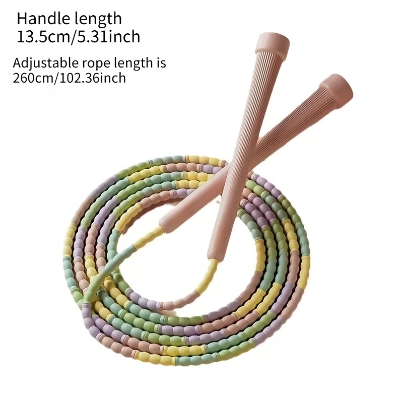 Rainbow jump rope universal adjustable length