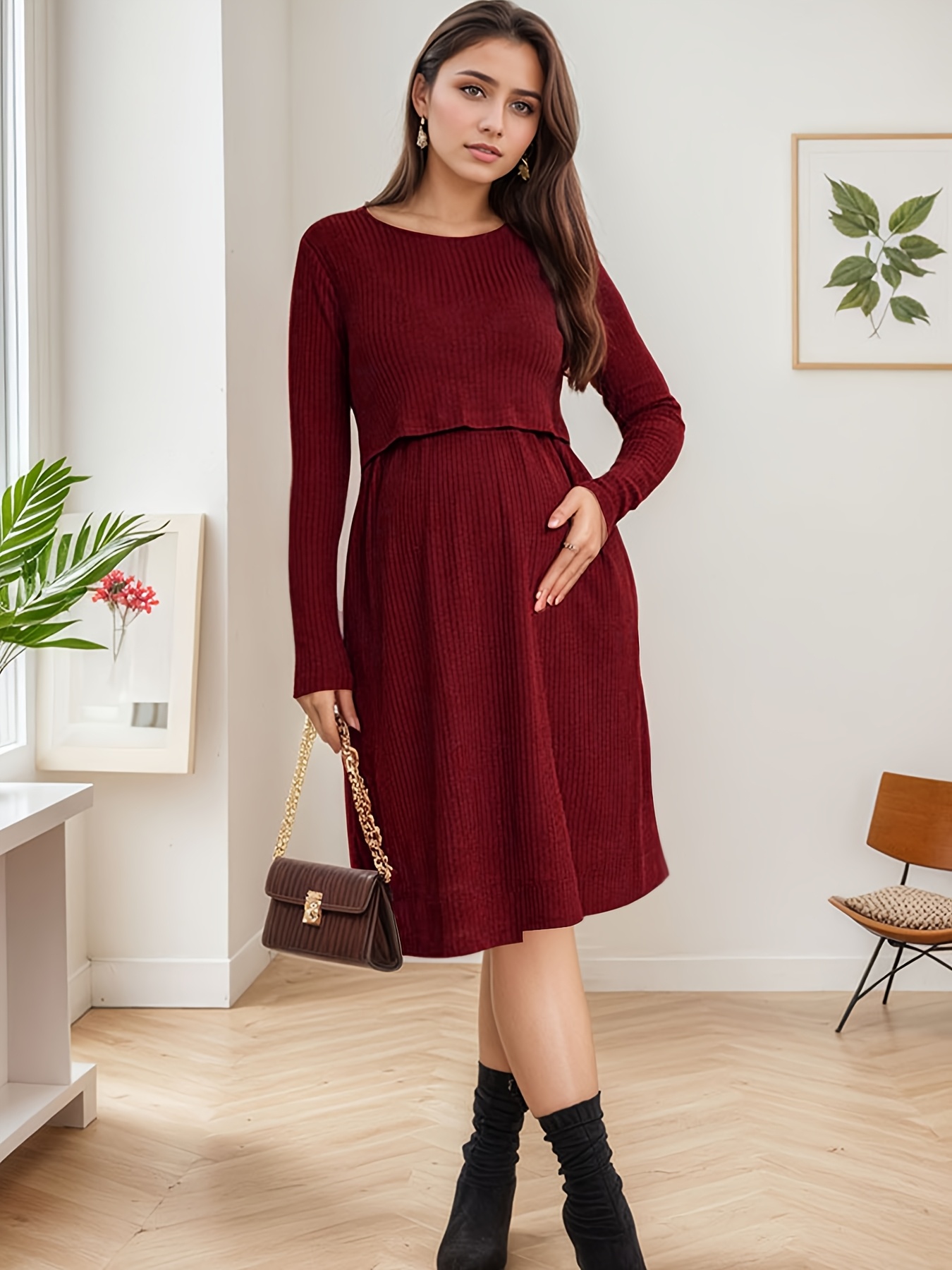 catalina dressing vs french dressing Everyday Breastfeeding Dress by MLM Brand main image 0