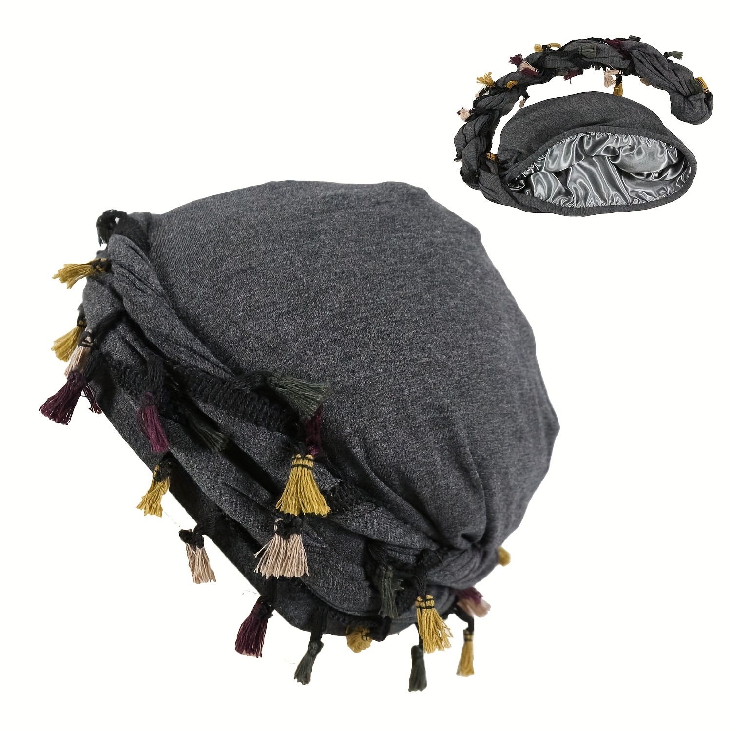 retro tassel headband beanie twist headscarf pirate cap hair