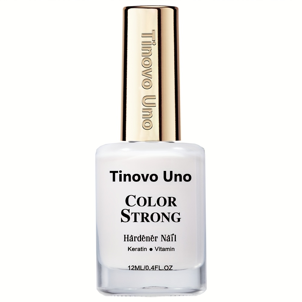 Image of Tinovo Natural Jelly White Nail Oil 12ml, Drying, Smooth Application Without , Fast-drying Formula, Alcohol-free, Essential Color For Daily Nail Art