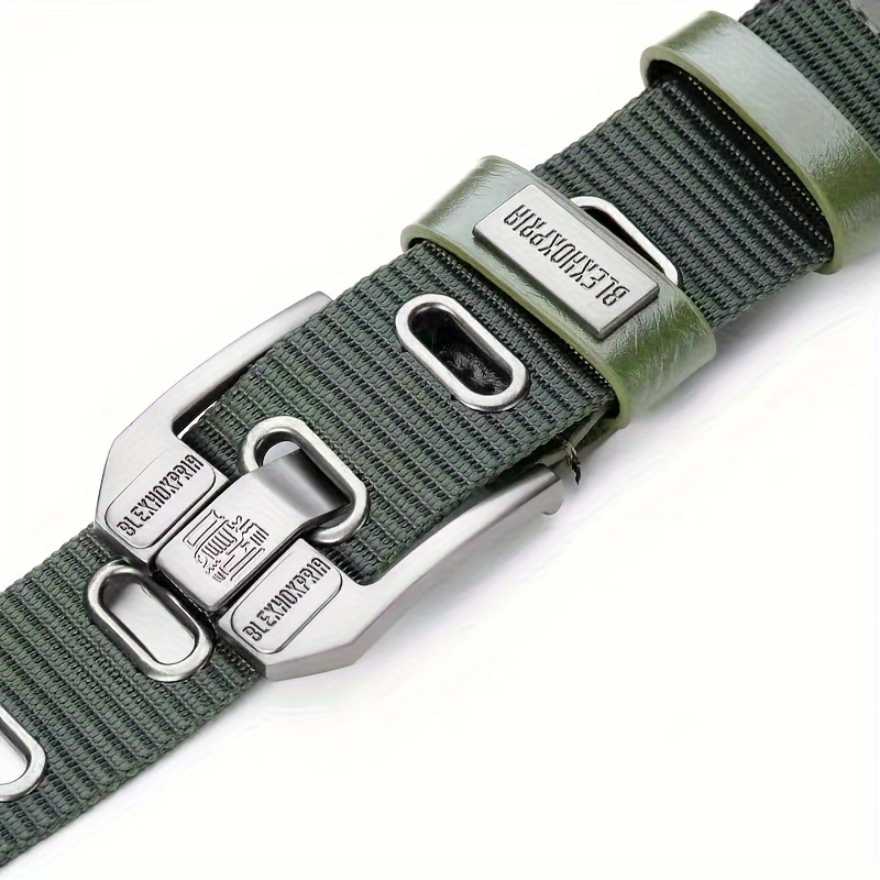 Y2K Tactical Canvas Work Belt for Men