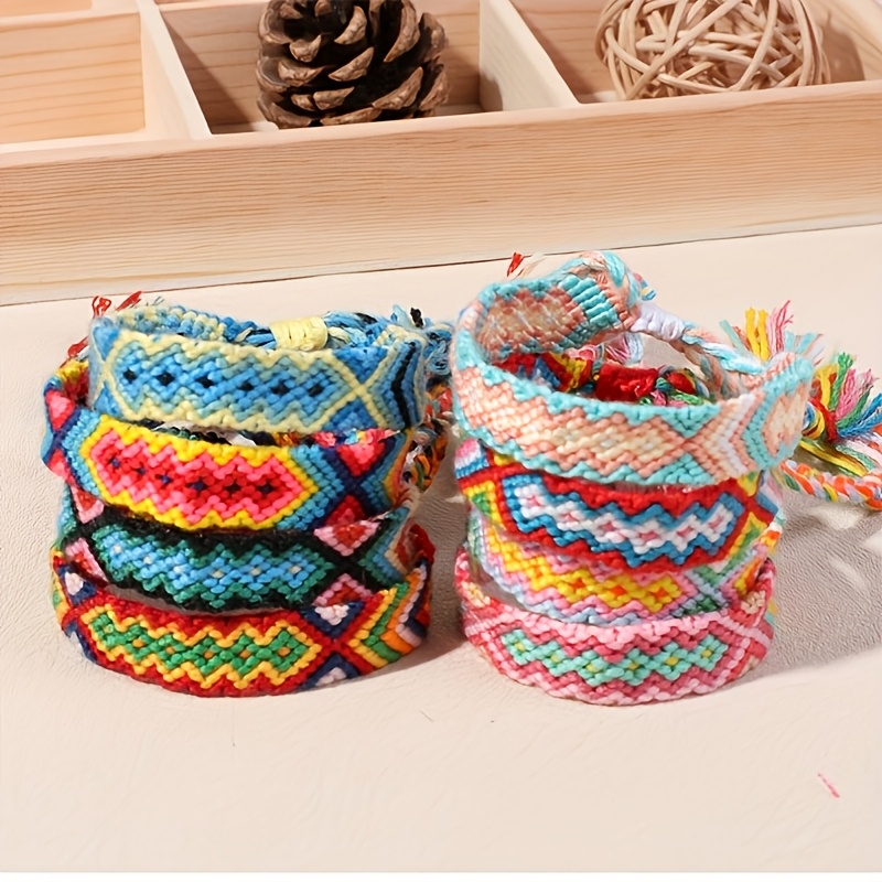 2pc Handwoven Bracelet Set, Unique Daily Wear Gift