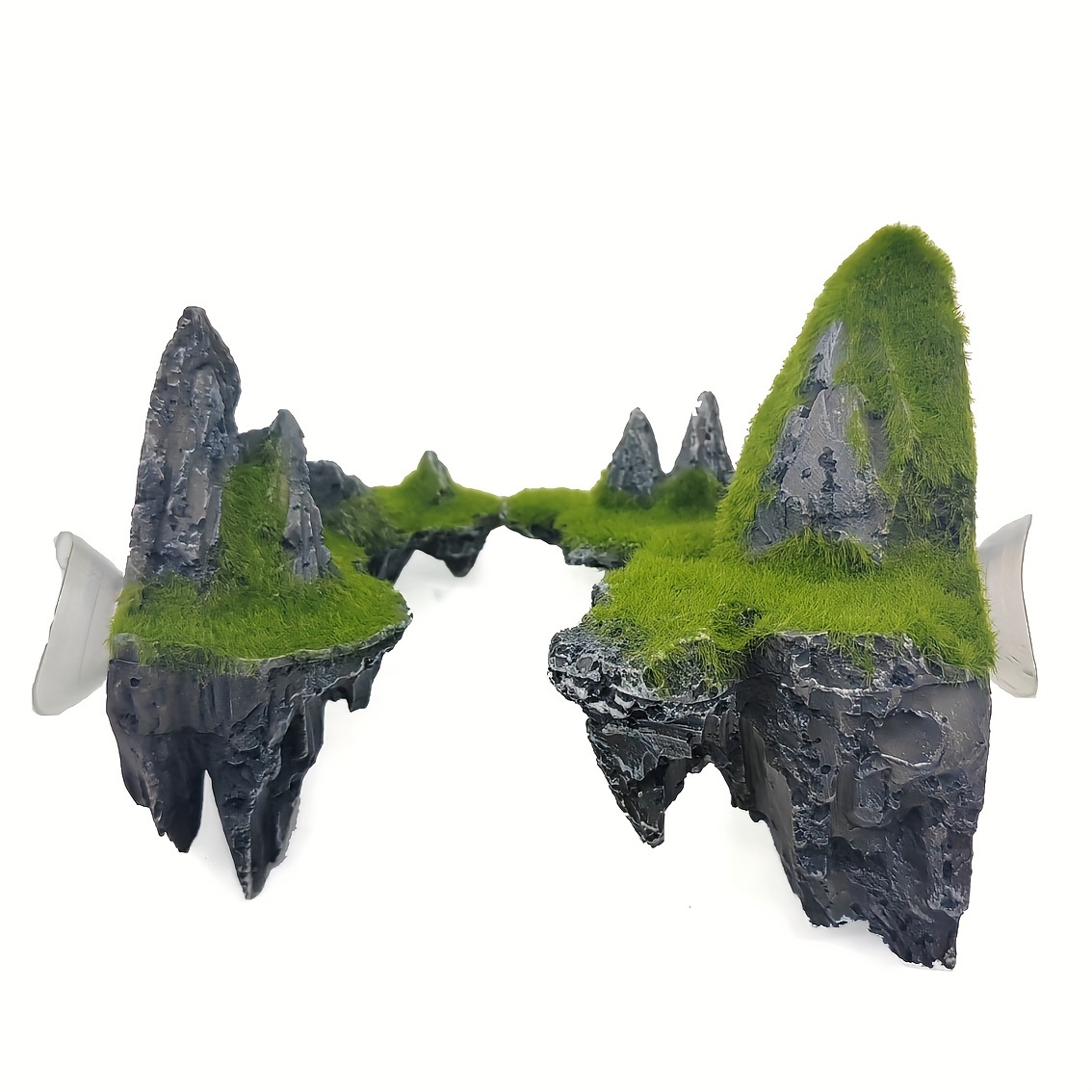 

Aquatic Resin Moss Mountain - Fish Landscape Decor, Sky City Theme