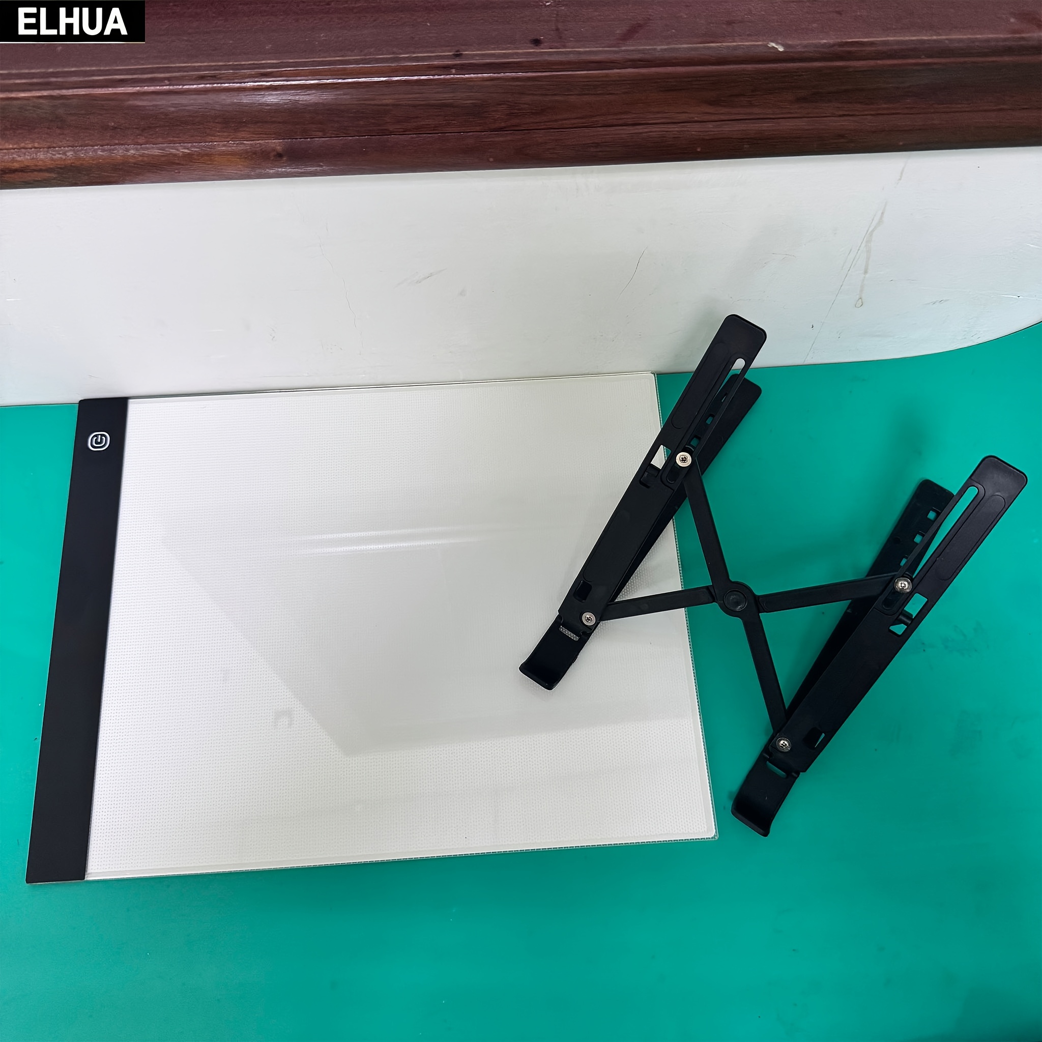 TEMU Grand LED à Tracer, pour Dessin , Kit de à Luminosité Réglable avec Support, pour Transfert d'Art, Tatouage, Dessin, , Animation, Pochoirs,
