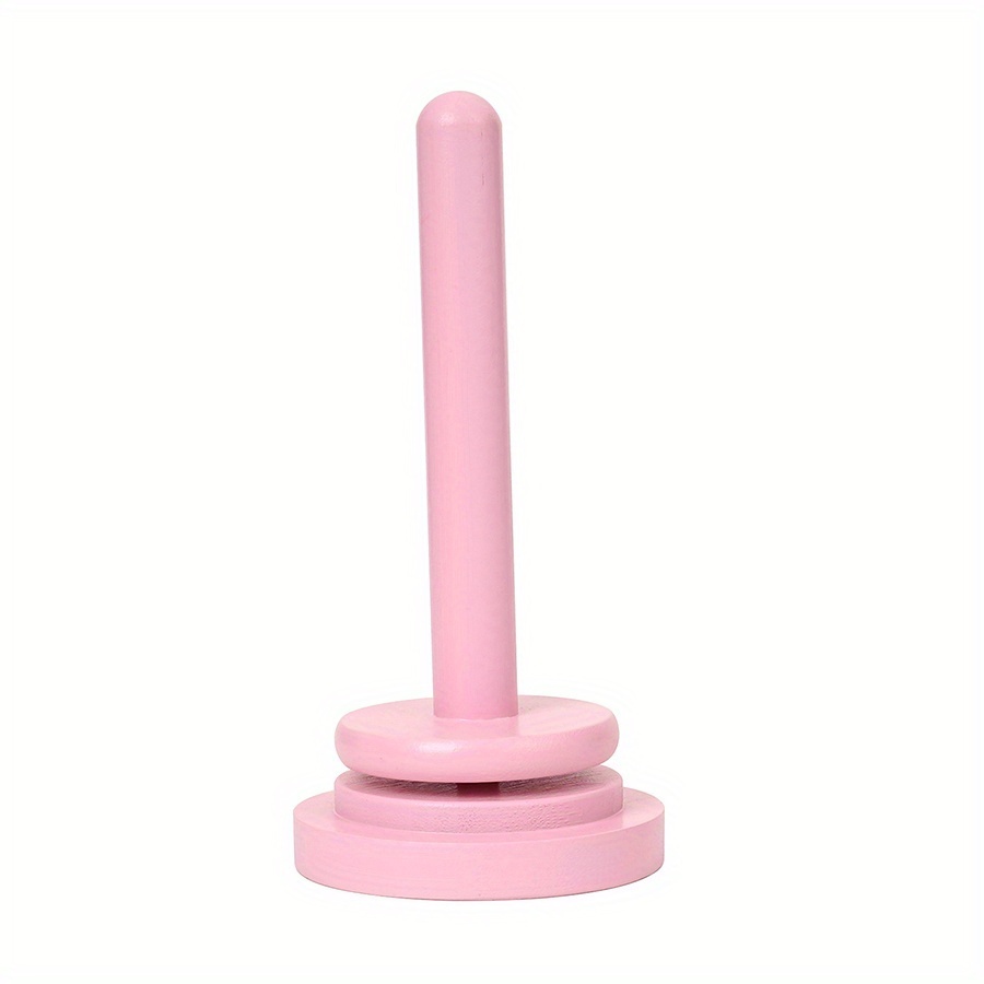 Pink Yarn Holder Single/ Winder Rotary Hand Knitting Thread Spool Rack Yarn Storage Base Thread Tidy Stand