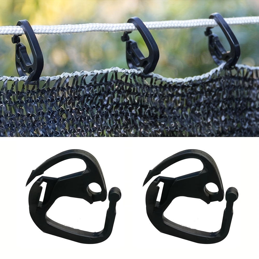 

30pcs Shade Net Clips, Holder Fasten Clip, Expand Greenhouses Cloth Clip Hook, Agriculture Sunshade Outdoor Courtyard Clasp