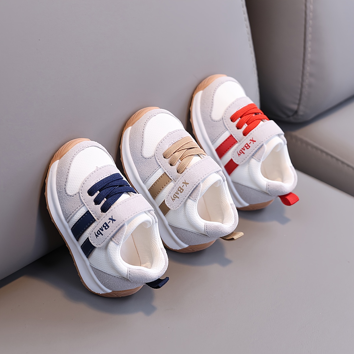 Ademende babyloopschoenen met zachte zool in lente- en herfststijl voor jongens en meisjes