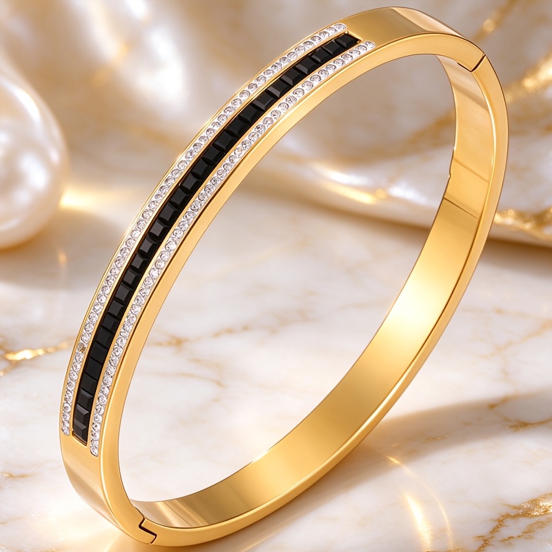 3pc Minimalist Stainless Steel Bracelet Set, Couples Gift
