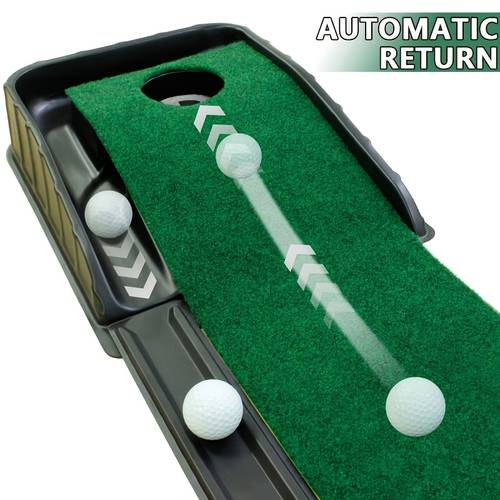 golf putter trainer indoor outdoor golf putting mat for practice