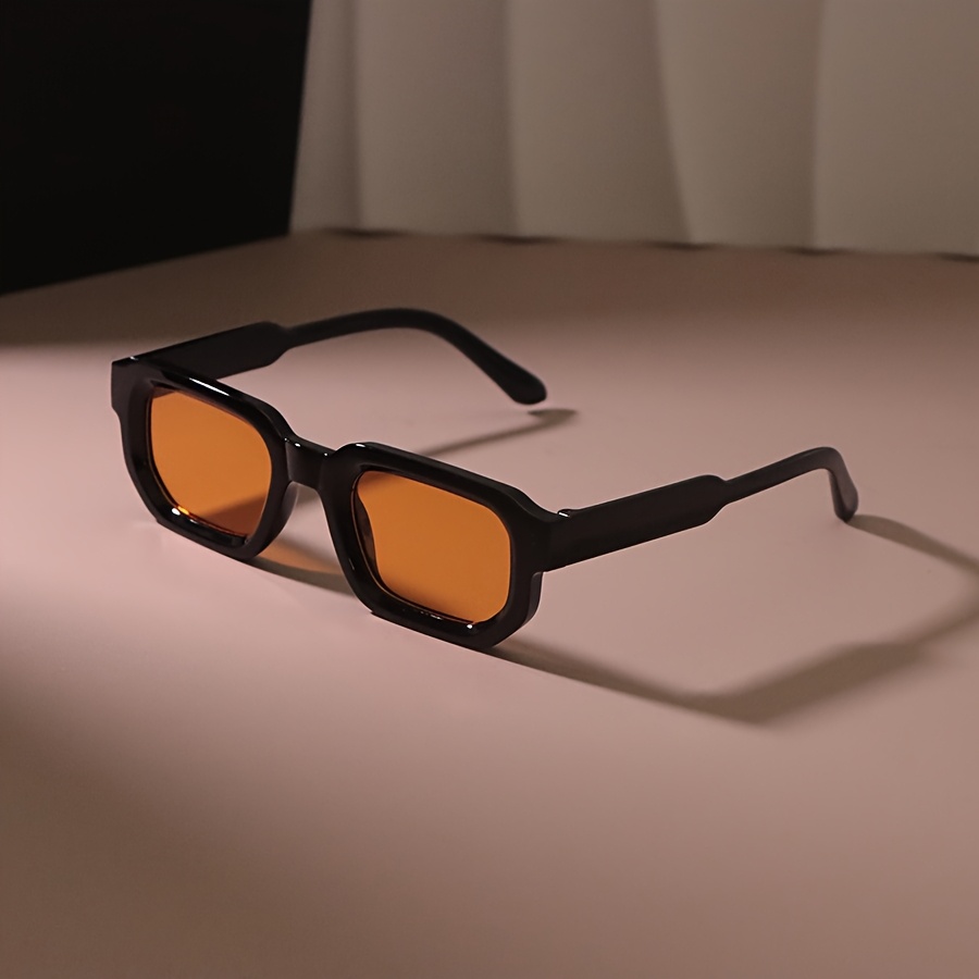 

1pc Fashion Glasses Femmes Hommes Rétro Rectangle Tendance Décontracté Féminine