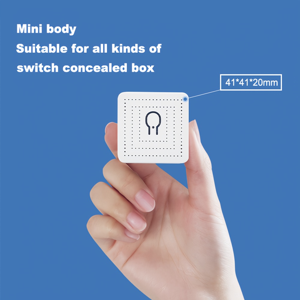 Comutator inteligent wifi ewelink mini tip releu 16A, compatibil cu alexa și google home, control prin aplicație, control vocal, mod DIY, funcție de întârziere, control prin rețea, fără hub necesar, întrerupător circuit inteligent 2 căi, automatizare acasă ewelink, programare timer