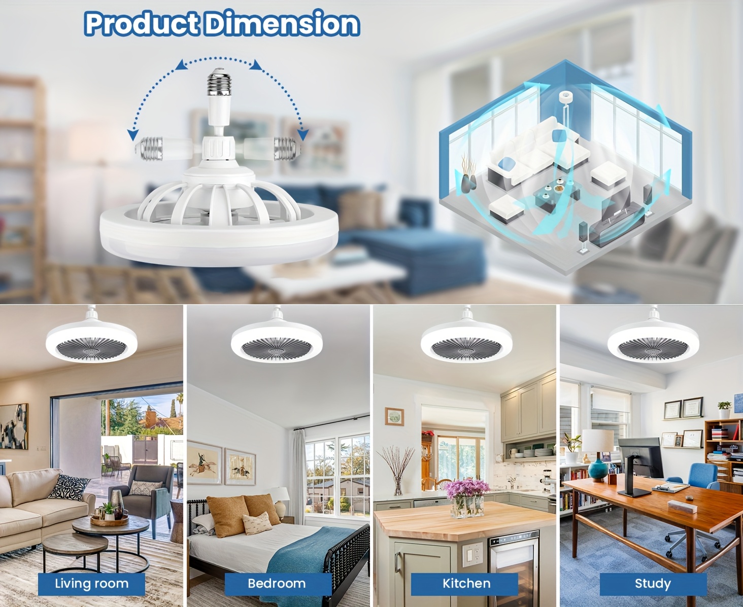 1pc 10 inch modern ceiling fan with remote control adjustable dimmable led light e26 e27 base for bedroom room home office energy lighting cooling fan bedroom airflow solution contemporary lighting durable construction remote control ceiling fan remote control fan fan remote control remote fan ceiling fan fan fan for home bathroom ceiling fan Product details 34