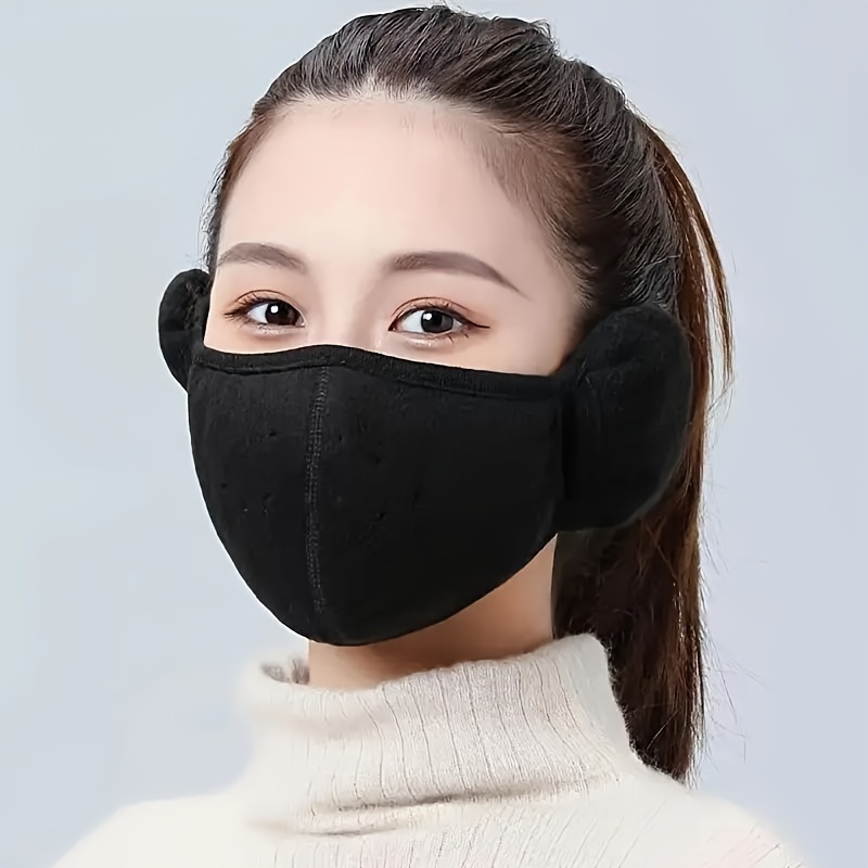 TEMU Windproof, Cold-, , Ear , Breathable And Women's Earmuffs, Thickened Outdoor Cycling