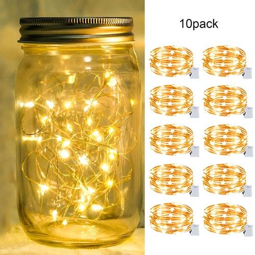 10 packs 3 colors from of fairy tale lights battery operated string lights 20 led lights firefly starlight bedroom suitable for weddings room decor home decor parties festivals christmas flashing